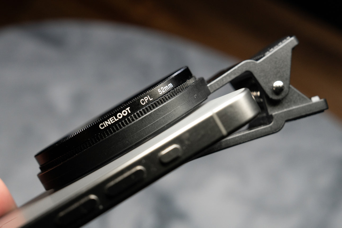 Cineloot Mobile Clip-On CPL Filter